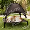 Sombrilla de Verano para Exteriores Cama para Perros Medianos y Grandes de Alta Carga Techo Cama Elevada para Perros Tienda de Campaña para Mascotas