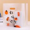 Sacola Tote Personalizada para Levar com Quatro Dedos para Segurar Sacolas de Plástico de Qualidade Alimentar para Bolos, Pães, Sobremesas e Sacolas de Embalagem para Assados para Uso Comercial