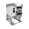 Forno Rotativo de Ar Quente Tipo Carrinho 5 Bandejas 10 Bandejas 15 Bandejas para Padaria Bolos da Lua Personalizado para Rede de Lojas Fábrica de Alimentos