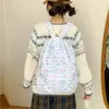 2025 Nova Bolsa Escolar Coreana Estilo Ins de Grande Capacidade Fofa para o Verão Mochila Casual Simples Leve para Passeio de Primavera