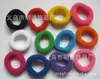 Suministro Anillo para Toalla de 4 cm de Diámetro Exterior Paquete de Cabello de Alta Elasticidad Juguete de Goma Redonda Colorida Banda de Goma Elástica