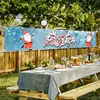 Bandeiras de Natal Novas Transfronteiriças, Painel de Decoração para Festa de Feriado, Tecido para Pendurar no Jardim, Bandeiras Coloridas, Feito Sob Medida