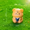 Producto Nuevo Original Osito Gordito Figura Linda Decoración de Resina DIY Accesorio de Bolsa Ciega Adorno para Escritorio de Oficina