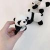 Lindo Broche de Panda Tridimensional de Dibujos Animados ins Corazón de Niña Muñeco de Peluche Lie Lie Lie Oso Gato Pin Insignia Cabeza de Panda