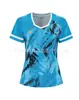 Nueva Camiseta de Bádminton Victory para Hombres y Mujeres, Camiseta de Entrenamiento de Competición de Manga Corta, Camiseta Transpirable de Secado Rápido para Niños con Estampado