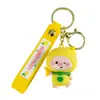 Direto da Fábrica Fofo Fruta Porco Boneca Chaveiro Pequeno Pingente Mochila Pendurado Boneca Máquina de Brinquedo Pequeno Presente
