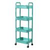 Liquidación Carrito Pequeño Estante de Almacenamiento Cocina de Pie Dormitorio 3 Capas Móvil Baño Inodoro Estante de Almacenamiento Estante de Almacenamiento