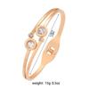 Pulsera Kaga Europea y Americana Transfronteriza Acero de Titanio Estilo Femenino Por Todo el Cielo Nacido de las Estrellas Diseño de Nicho Filas y Perforaciones Pulsera de Moda Pulsera