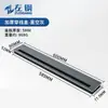 Caja de cables de aleación de aluminio engrosada para escritorio, cubierta de orificio para cables acolchada multifuncional para mueble de TV, cubierta decorativa para escritorio de oficina