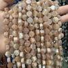 Cristal de água-marinha natural Tianhe pedra apatita hexagonal contas soltas diy pulseira colar jóias atacado