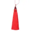 Colgante de Flor de Loto de Poliéster con Doble Borla DIY Accesorio Creativo para Coche Peine de Flujo Colgante de Borla Año Nuevo Adorno Colgante Estilo Antiguo