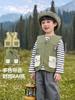 Chaleco cárdigan para niño Kaka Panda Ropa de otoño para niños Tops casuales de otoño para niñas Ropa de primavera y otoño para bebés