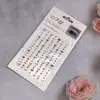 Celebridade da Internet Estrela do Mar Sereia Pentagrama Gota d'Água Meteoro Olho de Cavalo Maquiagem Diamante Prateado Lágrima Facial Pinta DIY Maquiagem Brilho Decorações de Diamante
