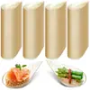 Varios Platillos para Salsa Tazas Cuadradas Tazas para Mousse Plástico Transparente Vajilla Platos para Postre Platos Pequeños para Aperitivos de Fiesta con Cuchara