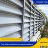 Fabricante de barreiras acústicas para rodovias, barreiras acústicas de metal com venezianas, preço de barreiras residenciais para redução de ruído, esquema de construção