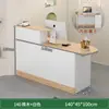 Balcão de Bar, Balcão de Caixa, Loja de Conveniência Pequena Simples Moderna, Balcão de Recepção de Loja de Chá com Leite, Salão de Beleza, Balcão de Loja de Roupas, Recepção