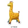 Balão de folha de alumínio em forma de animal transfronteiriço grande elefante tridimensional criativo rolo brinquedo festa decoração balão
