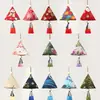 Bolso de bendición de estilo antiguo, bolsita de incienso triangular hecha a mano de ajenjo, bolsita zongzi del Festival del Bote del Dragón, paquete de material de bolsita DIY