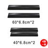 Pegatina universal de fibra de carbono para umbral de coche, protección antipatadas, tira protectora, película 3D de fibra de carbono
