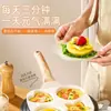 Sartén Antiadherente Sol y Luna Nuevo Amanecer para Huevos y Hamburguesas, Sartén para Desayuno, Sartén Pequeña para Tortitas Doméstica, Herramienta para Freír Huevos de Cuatro Agujeros