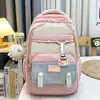 Mochila Escolar Estilo Coreano para Universitárias, Mochila Simples de Grande Capacidade para Computador para Alunos do Ensino Fundamental, Mochila Tendência de Alto Valor para Alunos do Ensino Médio