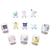 Nuevos Accesorios para Uñas de Arte de Skateboard con Dibujos Animados de Sanrio, Lindas Decoraciones de Uñas 3D Portátiles de Kuromi, Pequeños Accesorios de Kt Cat