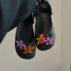 Flor de zapato estilo vacación costera transfronteriza, accesorio para zueco de resina DIY, hebilla de zapato con flor de moda casual, venta al por mayor de comercio exterior