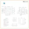 Fábrica de cuentas de lámpara LED 5050RGB de alta potencia 0.5W 5050RGB 5050 tricolor colorido brillante personalizado