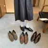 Zapatos de tacón bajo de estilo retro, zapatos pequeños de cuero, mocasines de plataforma vintage de moda, mocasines, zapatos planos para mujer 2026