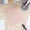 Cuaderno Desmontable de Hojas Sueltas B5 Amigable con la Mano Espiral Simple para Estudiantes Universitarios, Estudiantes de Secundaria y Estudiantes de Preparatoria