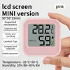 Fabricante novo mini medidor eletrônico de temperatura e umidade para ambientes internos e externos, casa, quarto de bebê, estufa, termômetro, termômetro eletrônico