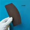 Funda simple de cuero PU de color sólido al por mayor, funda protectora para peine resistente al desgaste, se puede imprimir con logo, PU engrosado, exclusivamente para ventas transfronterizas