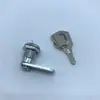 Cerradura de cilindro MS202, cerradura miniatura, cerradura de puerta de gabinete, cerradura de puerta de tablero de interruptores de alto y bajo voltaje, cerradura de gabinete de gabinete