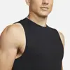 Chaleco Deportivo Sin Mangas para Hombre, Secado Rápido, Transpirable, Alta Elasticidad, Ajustado, Top de Compresión para Entrenamiento de Baloncesto, Fitness y Running