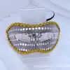 Tela de Lentejuelas Planas Cardán con Encaje Máscaras de Graduación para Hombres y Mujeres Máscaras de Tela Coloridas para Graduación Venta al Por Mayor