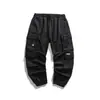 Roupas Vintage Yidao 2026 Outono Novo Estilo Funcional Retrô Japonês Bolsos Múltiplos Largos Casuais Roupa de Trabalho Calça Jogger para Homens
