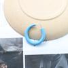 Venta al por mayor de fábrica Pendientes semicirculares en forma de c de color caramelo coreano minimalistas hermosos personalidad chica nuevos pendientes pendientes