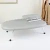 Tábua de Passar Dobrável Estável com Estrutura Grossa para Passar Roupas, Tábua de Passar Grande com Cesto