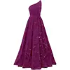 Amazon Comércio Exterior Vestido de Lantejoulas para Madrinha Feminino Sem Mangas de Um Ombro Vestido de Noite Vestido de Formatura Vestido para Anfitriã de Festa Feminino