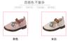 Sapatos Retro Floridos Moda Nova Primavera e Outono para Bebês e Crianças Pequenas 1-3 Anos Menina Bebê Solado Macio Sapatos Pequenos de Couro Princesa