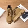 Botas Retro Martin para Mujer Botas de Suela Gruesa Estilo Británico 2026 Moda Otoño/Invierno Versátiles Retro Botas Amarillas Grandes