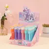 Lindo oso unicornio modelado bolígrafo de masaje gel descompresión bolígrafo niña partículas 3D creativo regalo estudiante venta al por mayor