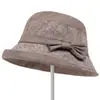 Sombreros para Mujeres de Mediana Edad y Mayores, Sombreros de Cubo Delgados de Primavera y Otoño para Madres, Sombreros de Tela para Abuelas, Sombreros de Pescador con Protección Solar para Señoras Mayores en Verano