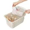 Cesta de banho para estudantes com separação de itens secos e molhados, cesta de banho para armazenamento de banheiro, chuveiro, dormitório, atacado