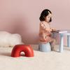 Taburete Redondo Bajo para Niños, Taburete Cómodo, Antideslizante, Duradero, Taburete para Cambiarse los Zapatos, Taburete Arcoíris, Taburete Arcoíris de Anillo Simple, Versión Engrosada