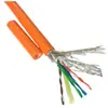 Cable de red de doble blindaje de alta suavidad con fuente de alimentación, cable de cadena de arrastre de alta suavidad, cable de red de cadena de arrastre para cámara industrial, cable de control