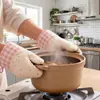 Guantes Antiescaldaduras, Aislantes del Calor, Engrosados, Resistentes a Altas Temperaturas, Guantes de Silicona para Horno de Cocina, Antideslizantes, Resistentes al Calor, Guantes para Hornear en Horno de Microondas