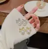Novos Brincos de Prata S925 com Laço de Zircônia e Pérola, Luxo Leve, Moda de Alto Padrão, Brincos de Nicho para Mulheres