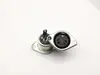 Terminal S DIN grande de diamante con placa de bloqueo binaural madre de cinco núcleos 8 núcleos soporte de teclado conector redondo de belleza para instrumentos