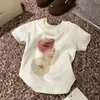 Conjunto de Ropa para Niñas Primavera y Verano 2026 Nuevo Elegante Top Camiseta de Manga Corta para Niños y Pantalones Largos de Lunares Conjunto de Dos Piezas